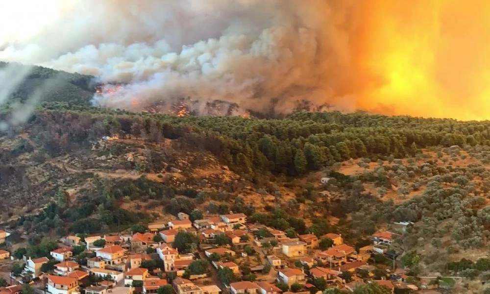 Φωτιά στη βόρεια Εύβοια – Σηκώθηκαν αεροσκάφη - Δύο τα ενεργά μέτωπα (upd - βίντεο)